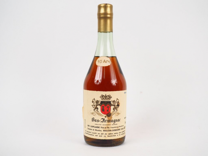 1 BOUTEILLE BAS ARMAGNAC '10 ANS' LUFLADE 45°