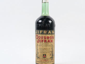 Vente aux enchères 1 VIEILLE BOUTEILLE GOUDRON JIFFRAN