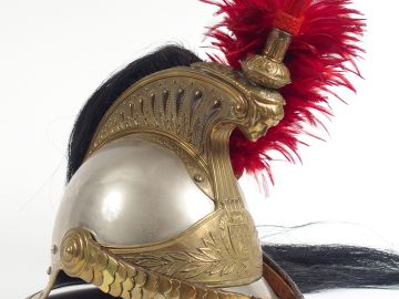 Casque de la garde républicaine taille 57 fabrication « SERADIN »ensem