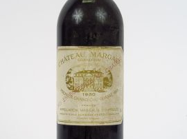 Vente aux enchères 1 BOUTEILLE CHÂTEAU MARGAUX 1er GCC MARGAUX - 1980 - BG/ELF
