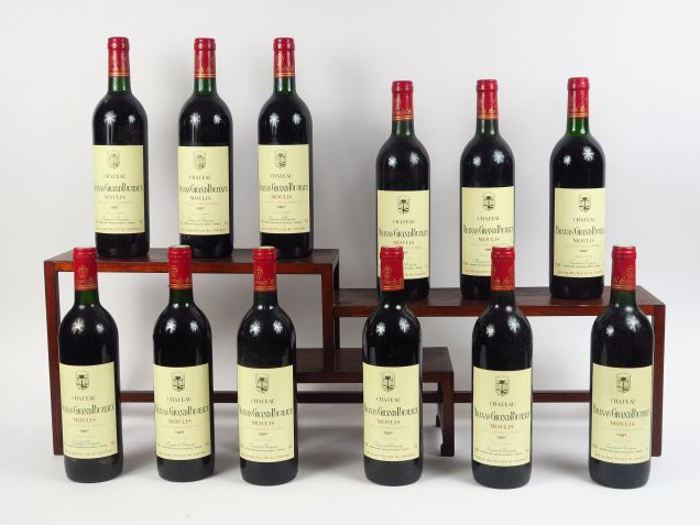 12 BOUTEILLES CHÂTEAU BRANAS GRAND POUJEAUX MOULIS - 1987 - CBO - 6 BG