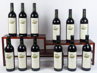 Vente aux enchères 12 BOUTEILLES CHÂTEAU MALMAISON BARONNE NADINE DE ROTHSCHILD CB MOULIS