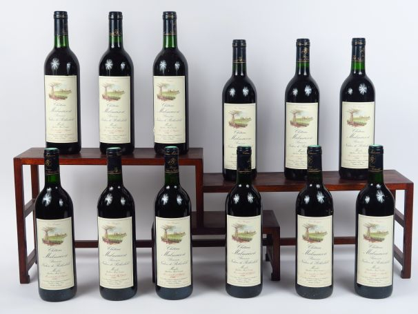 12 BOUTEILLES CHÂTEAU MALMAISON BARONNE NADINE DE ROTHSCHILD CB MOULIS