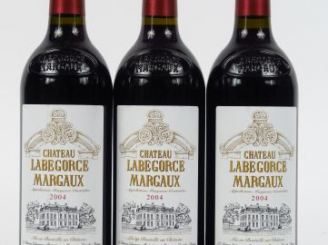Vente aux enchères 3 BOUTEILLES CHÂTEAU LABEGORCE MARGAUX 2004