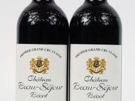 Vente aux enchères 2 BOUTEILLES CHÂTEAU BEAU-SEJOUR BECOT 1er GCC ST EMILION - 2013