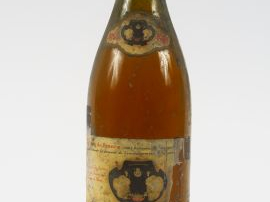 1 BOUTEILLE PULIGNY MONTRACHET REINE PEDAUQUE - 1953 - 3,5 cm/EA