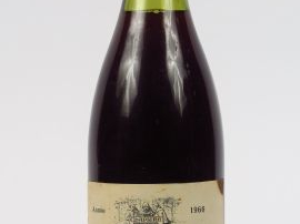 1 BOUTEILLE CLOS DU CHAPITRE ALOXE CORTON L. LATOUR - 1966 - 4 cm