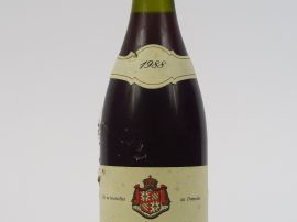 Vente aux enchères 1 BOUTEILLE GEVREY CHAMBERTIN TRAPET - 1988