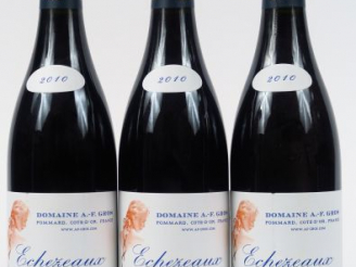 Vente aux enchères 3 BOUTEILLES ECHEZEAUX GC A.-F. GROS - 2010