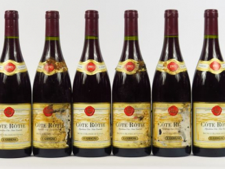 Vente aux enchères 6 BOUTEILLES COTE RÔTIE 'BRUNE ET BLONDE' E. GUIGAL - 1993 - 3 EA