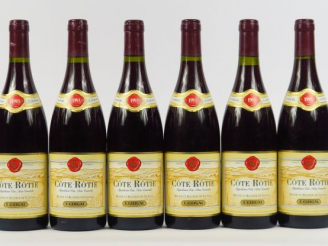 Vente aux enchères 6 BOUTEILLES COTE RÔTIE 'BRUNE ET BLONDE' E. GUIGAL - 1993