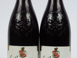 Vente aux enchères 2 BOUTEILLES CHATEAUNEUF DU PAPE 'LA BERNARDINE' CHAPOUTIER - 2000