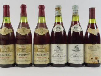 Vente aux enchères 6 BOUTEILLES MOULIN A VENT : 2 PATRIARCHE 1981 - 1 CHÂTEAU DE LA BRUYE