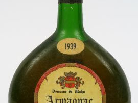 Vente aux enchères 1 BOUTEILLE ARMAGNAC DOMAINE DE MAHU R. DUPONT 43° - 1939
