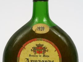 Vente aux enchères 1 BOUTEILLE ARMAGNAC DOMAINE DE MAHU R. DUPONT 43° - 1939