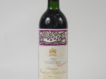 1 BOUTEILLE CHATEAU MOUTON ROTHSCHILD 1ER GCC PAUILLAC - 1988 - LB