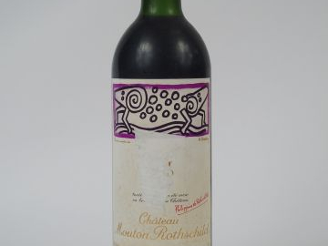 1 BOUTEILLE CHATEAU MOUTON ROTHSCHILD 1ER GCC PAUILLAC - 1988 - LB / E