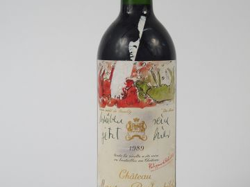 1 BOUTEILLE CHATEAU MOUTON ROTHSCHILD 1ER GCC PAUILLAC - 1989 - ELA