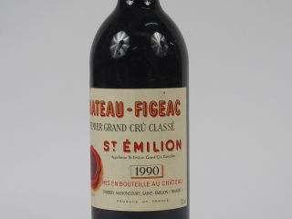 Vente aux enchères 1 BOUTEILLE CHATEAU FIGEAC 1ER GCC ST EMILION - 1990