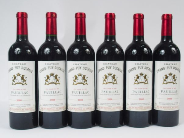 6 BOUTEILLES CHATEAU GRAND PUY DUCASSE GCC PAUILLAC - 2000