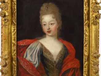 Vente aux enchères 	Ecole FRANCAISE vers 1660, entourage de Pierre MIGNARD 'Portrait dit 