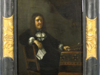 Vente aux enchères Ecole HOLLANDAISE vers 1680, suiveur de Caspar NETSCHER 'Portrait d'ho
