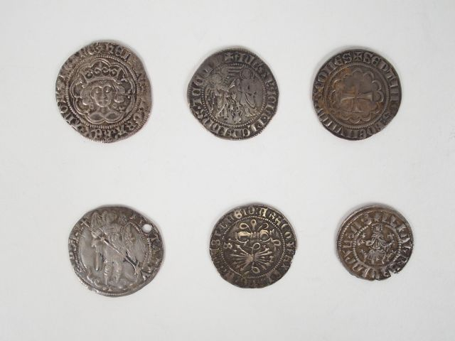 Lot varié : Comté de Tripoli, Gros d'argent au portail (Bohémond VI) :