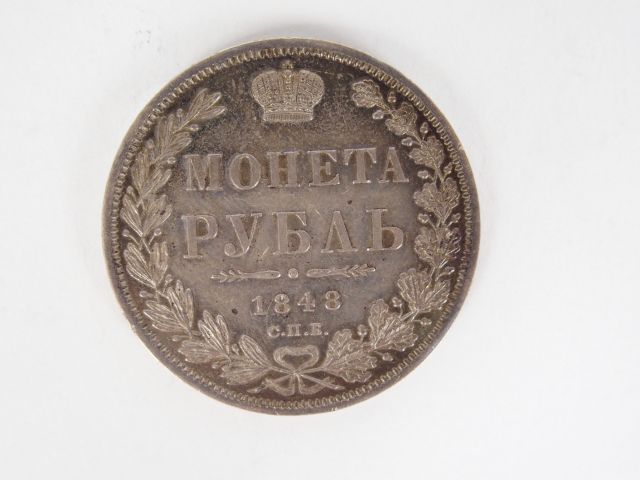 RUSSIE. Nicolas Ier (1825-1855). Rouble 1848. C.168-1 Presque superbe.