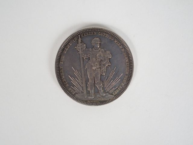 SUISSE. Bâle: 5 Francs Tir 1879. Superbe. Expert: Thierry Parsy