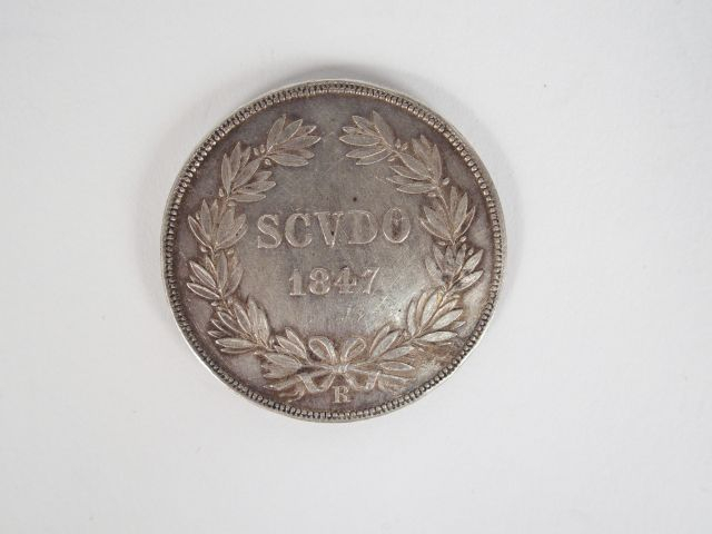 VATICAN. Pie IX (1846-1878) Scudo 1847. B.3309 TTB à superbe. Expert: 