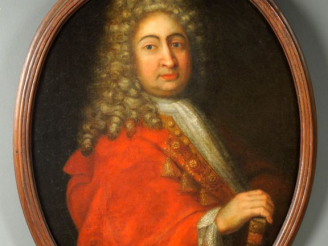 Vente aux enchères Ecole française XVIIème « Portrait d’homme au livre ». Huile sur toile
