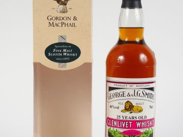 1 BOUTEILLE GLENLIVET GORDON AND MACPHAIL 	Georg and J.J Smith's 	70cl
