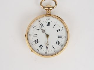 Vente aux enchères Montre de col en or. 25 g tel