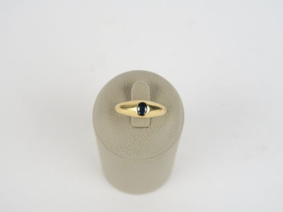 Bague or et pierre de couleur. 3,7 g