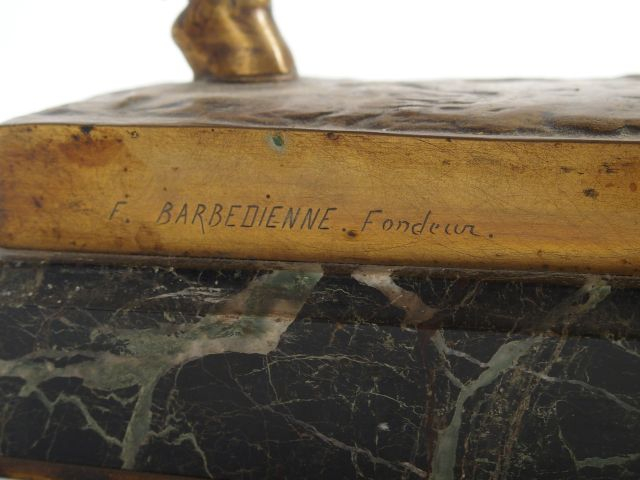 FREMIET. "Jeanne d'arc". Sculpture en bronze, fonte barbedienne, signé