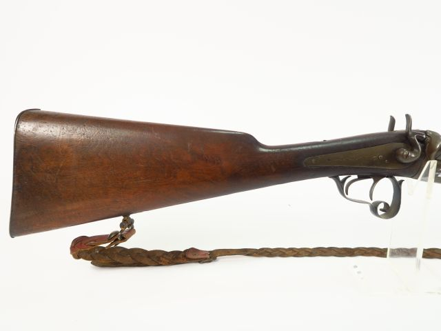 Fusil de chasse à percussion centrale en calibre 16/65 issu de la tran