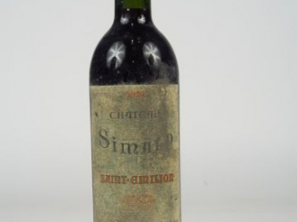Vente aux enchères 1 BOUTEILLE CHÂTEAU SIMARD ST EMILION - 1959 - ES/EF/ELD