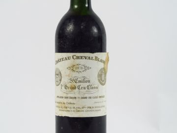 1 BOUTEILLE CHÂTEAU CHEVAL BLANC 1er GCC ST EMILION - 1978 - MEP/ELT/C