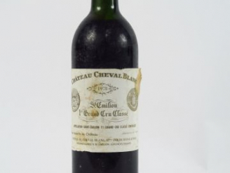 Vente aux enchères 1 BOUTEILLE CHÂTEAU CHEVAL BLANC 1er GCC ST EMILION - 1978 - MEP/ELT/C