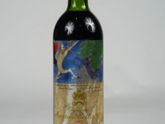 Vente aux enchères 1 BOUTEILLE CHÂTEAU MOUTON ROTHSCHILD 1er GCC MOUTON ROTHSCHILD - 1982