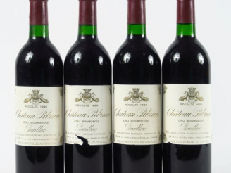 Vente aux enchères 4 BOUTEILLES CHÂTEAU PIBRAN CB PAUILLAC - 1986 - 1 ED/BG+