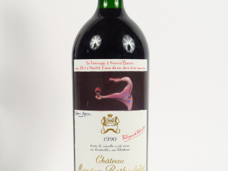 Vente aux enchères 1 MAGNUM CHÂTEAU MOUTON ROTHSCHILD 1er GCC PAUILLAC - 1990