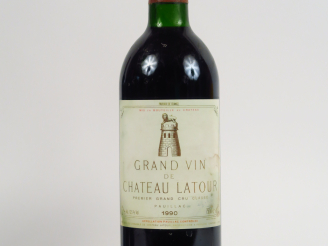Vente aux enchères 1 BOUTEILLE CHÂTEAU LATOUR 1er GCC PAUILLAC - 1990 - ETLT