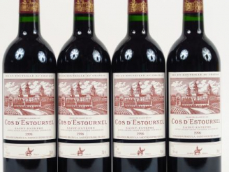 Vente aux enchères 4 BOUTEILLES CHÂTEAU COS D'ESTOURNEL GCC ST ESTEPHE - 1996