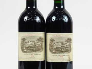 2 BOUTEILLES CHÂTEAU LAFITE ROTHSCHILD 1er GCC PAUILLAC - 1998 - 1 ETL