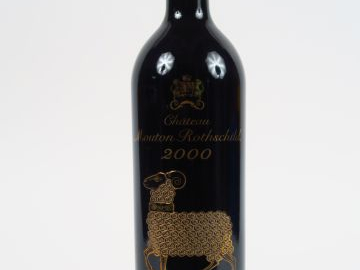 1 BOUTEILLE CHÂTEAU MOUTON ROTHSCHILD 1er GCC PAUILLAC  - 2000