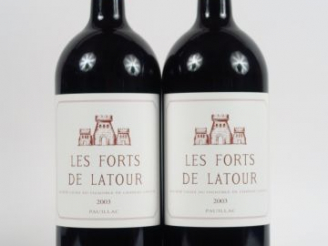 Vente aux enchères 2 MAGNUMS LES FORTS DE LATOUR PAUILLAC - 2003