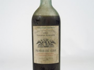 Vente aux enchères 1 BOUTEILLE CHATEAU SIGALAS RABAUD 1er CC SAUTERNES - 1926 - BEP/1 CAP