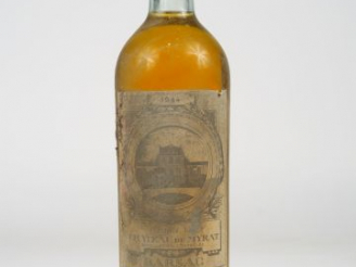 Vente aux enchères 1 BOUTEILLE CHÂTEAU DE MYRAT SAUTERNES - 1944 - BG+/ELF
