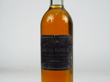 1 BOUTEILLE CHÂTEAU GUIRAUD 1er CC SAUTERNES - 1957 - BG+/ETLA